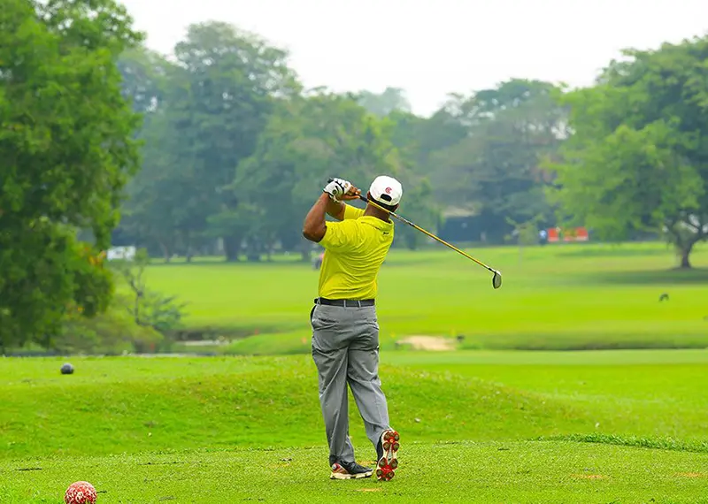 Enjoy world-class golf courses surrounded by scenic trees in beautiful Sri Lanka